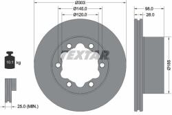 TEXTAR Disc frana TEXTAR 92295303 (92295303)