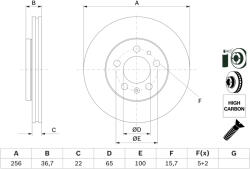 Bosch Disc frana BOSCH 0 986 478 853 (0 986 478 853) - fixbox
