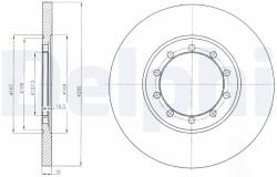 DELPHI Disc frana DELPHI BG4075 (BG4075) - fixbox