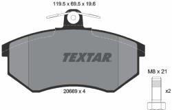 TEXTAR Set placute frana TEXTAR 2066921 (2066921) - fixbox