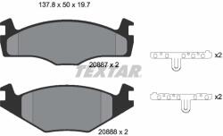 TEXTAR Set placute frana TEXTAR 2088710 (2088710)
