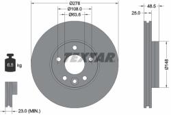 TEXTAR Disc frana TEXTAR 92292303 (92292303)