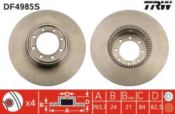TRW Disc frana TRW DF4985S (DF4985S)