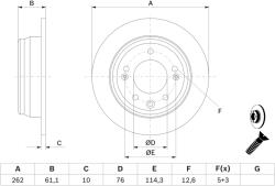 Bosch Disc frana BOSCH 0 986 479 508 (0 986 479 508) - fixbox