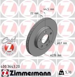 ZIMMERMANN Disc frana ZIMMERMANN 400.3643. 20 (400.3643.20)