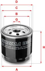 SOFIMA Filtru ulei SOFIMA S 3282 R - fixbox