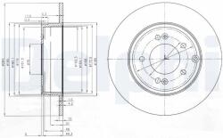 DELPHI Disc frana DELPHI BG4012 (BG4012) - fixbox