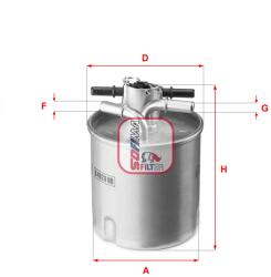 SOFIMA Filtru combustibil SOFIMA S 4026 NR - fixbox