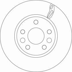 TRW Disc frana TRW DF6546 - fixbox