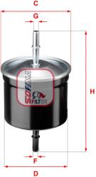 SOFIMA Filtru combustibil SOFIMA S 1811 B (S 1811 B) - fixbox