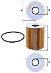 MAHLE Filtru ulei MAHLE OX 776D (OX 776D) - fixbox