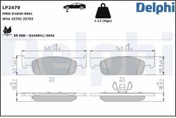 DELPHI Set placute frana DELPHI LP2479 (LP2479)
