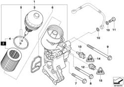 Original Bmw Filtru ulei ORIGINAL BMW 11 42 7 512 300