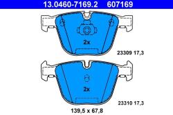 ATE Set placute frana ATE 13.0460-7169.2 (13.0460-7169.2) - fixbox