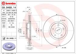 BREMBO Disc frana BREMBO 09.9468. 11 (09.9468.11) - fixbox