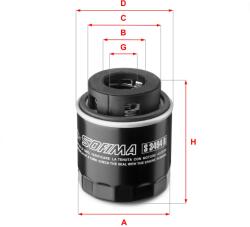 SOFIMA Filtru ulei SOFIMA S 3494 R (S 3494 R) - fixbox