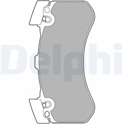 DELPHI Set placute frana, frana disc DELPHI LP2283 - fixbox