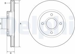 DELPHI Disc frana DELPHI BG4569C (BG4569C) - fixbox