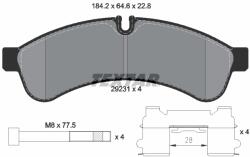 TEXTAR Set placute frana, frana disc TEXTAR 2923101 - fixbox
