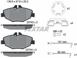TEXTAR Set placute frana TEXTAR 2374303 (2374303) - fixbox