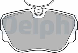 DELPHI Set placute frana DELPHI LP596 (LP596)