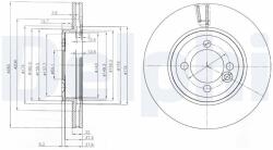 DELPHI Disc frana DELPHI BG4146C (BG4146C) - fixbox