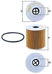 MAHLE Filtru ulei MAHLE OX 339/2D - fixbox