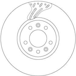 TRW Disc frana TRW DF6977S (DF6977S)