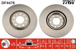 TRW Disc frana TRW DF4476 (DF4476) - fixbox