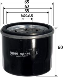 VALEO Filtru ulei VALEO 586140 (586140) - fixbox