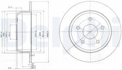 DELPHI Disc frana DELPHI BG3660 (BG3660) - fixbox