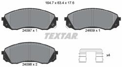 TEXTAR Set placute frana TEXTAR 2459701 (2459701)