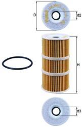 MAHLE Filtru ulei MAHLE OX 389/1D (OX 389/1D) - fixbox
