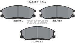 TEXTAR Set placute frana TEXTAR 2356901 (2356901) - fixbox