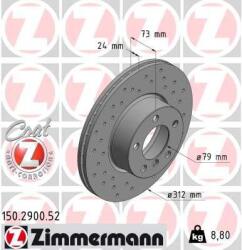 ZIMMERMANN Disc frana axa fata ZIMMERMANN 150290052 (150.2900.52)