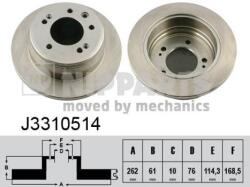 NIPPARTS Disc frana NIPPARTS J3310514 - fixbox