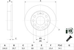 Bosch Disc frana BOSCH 0 986 478 986 (0 986 478 986) - fixbox