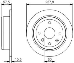 Bosch Disc frana BOSCH 0 986 479 S08 (0 986 479 S08) - fixbox