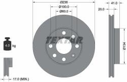 TEXTAR Disc frana TEXTAR 92029603 (92029603)
