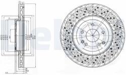 DELPHI Disc frana DELPHI BG3985C (BG3985C) - fixbox