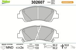 VALEO Set placute frana VALEO 302607 (302607)