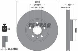 TEXTAR Disc frana TEXTAR 92287505 (92287505) - fixbox