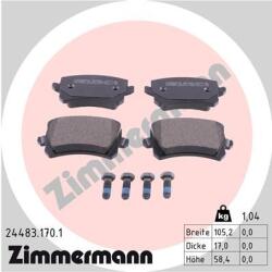 ZIMMERMANN Set placute frana ZIMMERMANN 24483.170. 1 (24483.170.1)