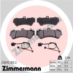 ZIMMERMANN Set placute frana ZIMMERMANN 23692.165. 2 (23692.165.2)