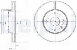DELPHI Disc frana DELPHI BG4193 (BG4193) - fixbox