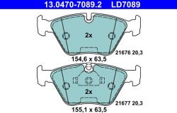 ATE Set placute frana ATE 13.0470-7089.2 (13.0470-7089.2)