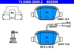 ATE Set placute frana ATE 13.0460-2608.2 (13.0460-2608.2)