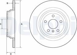 DELPHI Disc frana DELPHI BG4754C (BG4754C) - fixbox