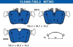 ATE Set placute frana ATE 13.0460-7363.2 (13.0460-7363.2) - fixbox