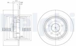 DELPHI Disc frana DELPHI BG4063C (BG4063C) - fixbox